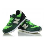 Chaussure New Balance Running 574 Homme en Vert Pas Cher